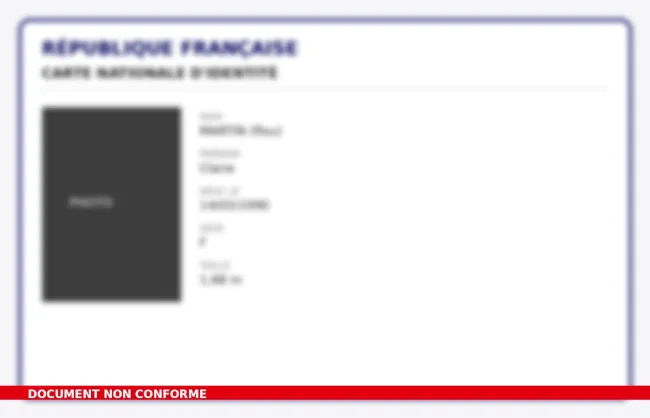 Document flou